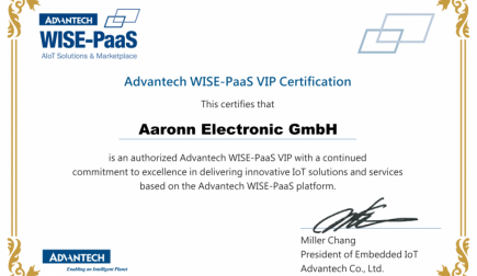 Aaronn Electronic wird Pionier für WISE-PaaS in Europa