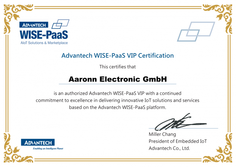 You are currently viewing Aaronn Electronic pioneers WISE PaaS in Europe