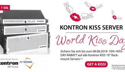 WORLD KISS DAY: 10% auf ALLE KONTRON KISS Servers