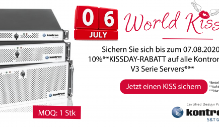WORLD KISS DAY: 10% auf ALLE KONTRON KISS V3 Serie Servers