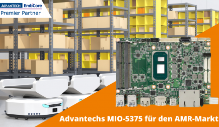 Advantechs Single Board Computer MIO-5375 für den AMR-Markt