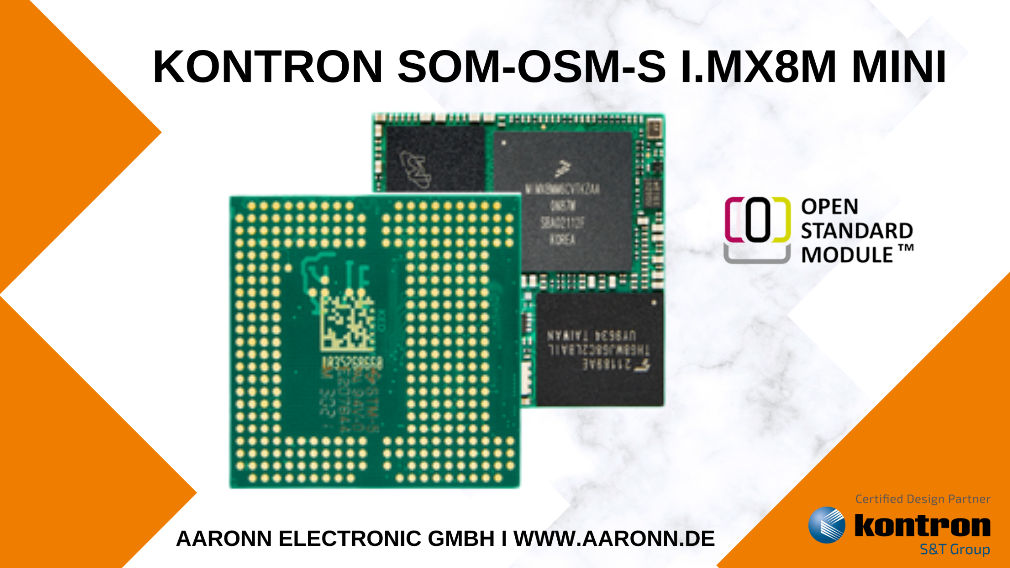 You are currently viewing Kontron präsentiert sein neues SoM OSM-S i.MX8M Mini für die Arm® Prozessor-Architektur