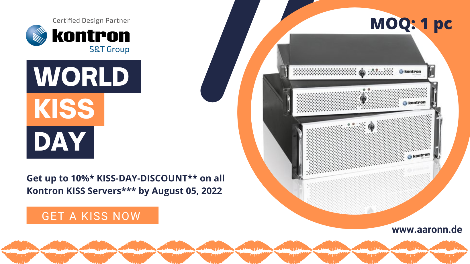You are currently viewing WORLD KISS DAY: up to 10% off on ALL KONTRON KISS Rackmount Servers