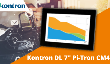 Kontron presents the new 7″ touch display based on the Raspberry Pi Foundation’s Compute Module 4