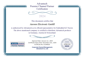 Advantech Premier Channel Partner - Aaronn Electronic GmbH
