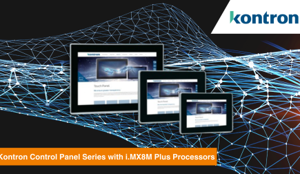 Kontron Presents The New Generation of Control Panels with i.MX8M Plus Processors